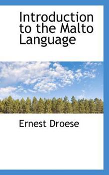 Paperback Introduction to the Malto Language Book