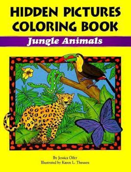 Paperback Hidden Pictures Coloring Book: Jungle Animals Book