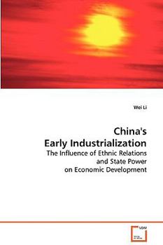 Paperback China's Early Industrialization Book