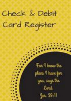 Check & Debit Card Register (Bonus Notes Area/7 X 10 Inches): Checkbook Register/Transaction Register