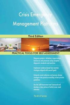 Paperback Crisis Emergency Management Platforms Third Edition Book