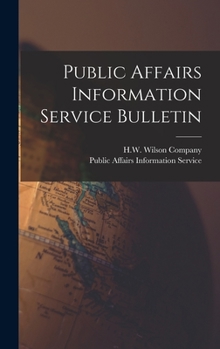 Hardcover Public Affairs Information Service Bulletin Book