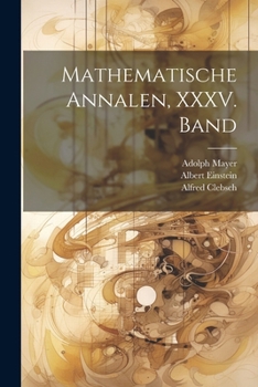 Paperback Mathematische Annalen, XXXV. Band [German] Book