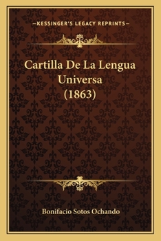 Paperback Cartilla De La Lengua Universa (1863) [Spanish] Book