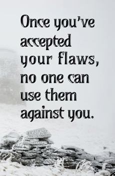 Paperback Once You've Accepted Your Flaws, No One Can...: Blank Journal & Game of Thrones Gift Book