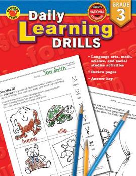 Paperback Daily Learning Drills, Grade 3 Book