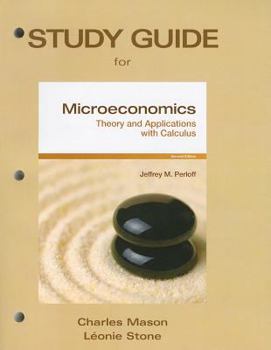 Paperback Study Guide for Microeconomics: Theory and Applications with Calculus Book