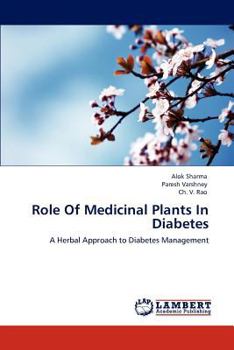 Paperback Role Of Medicinal Plants In Diabetes Book