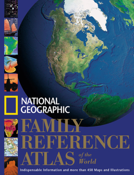 Hardcover National Geographic Family Reference Atlas of the World Book