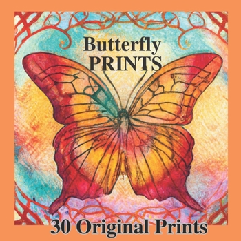 Paperback Butterflies Original Prints: 30 Watercolor Prints Book