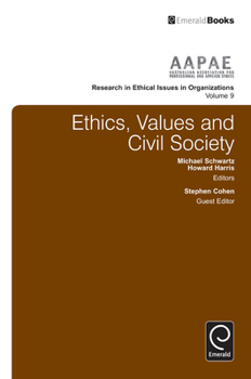Hardcover Ethics, Values and Civil Society Book