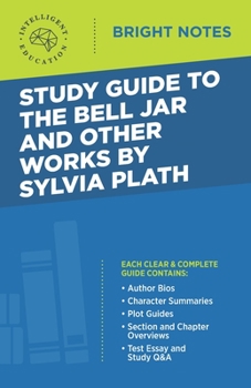 Paperback Study Guide to The Bell Jar and Other Works by Sylvia Plath Book