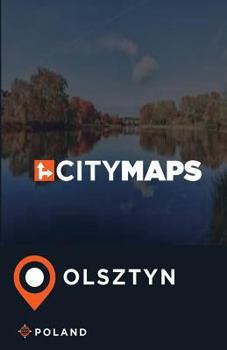 Paperback City Maps Olsztyn Poland Book