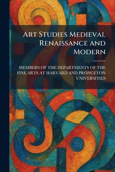 Paperback Art Studies Medieval Renaissance and Modern Book
