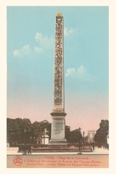 Paperback Vintage Journal Luxor Obelisk, Place de la Concorde Book