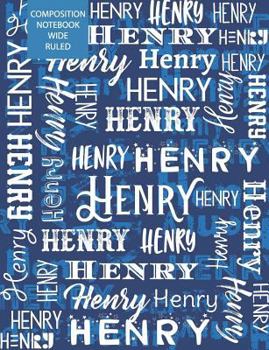 Paperback Henry Composition Notebook Wide Ruled Book