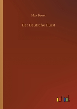 Paperback Der Deutsche Durst [German] Book