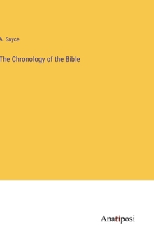 Hardcover The Chronology of the Bible Book