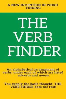 Paperback The Verb Finder Book