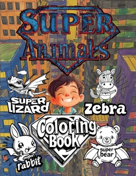 Paperback Super Animals Coloring Book