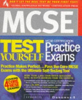 Paperback MCSE Certification Test Yourself Practice Exams Book