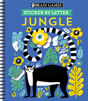 Spiral-bound Brain Games - Sticker by Letter: Jungle Book