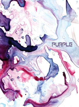 Purple : Large Blank Notebook