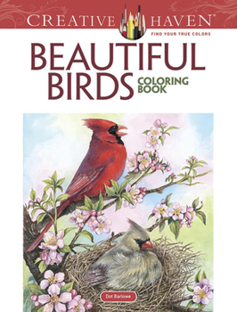 Paperback Creative Haven Beautiful Birds Coloring Book