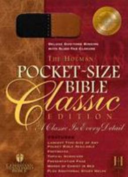 Imitation Leather Pocket Bible-Hcsb-Classic Slide Tab Book