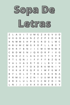 Paperback Divertida Sopa De Letras: Para adultos y jovenes [Spanish] [Large Print] Book