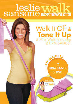 DVD Leslie Sansone: Walk It Off & Tone It Up Book