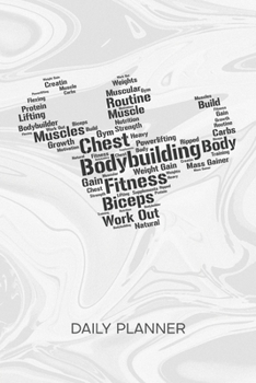 DAILY PLANNER WEEKLY CALENDAR: Fitnesstrainer Organizer Undated - Blank 52 Weeks Monday to Sunday -120 Pages- Muscleman Notebook Journal Muscleman - ... List for Fitness Athlete & Personal Trainer