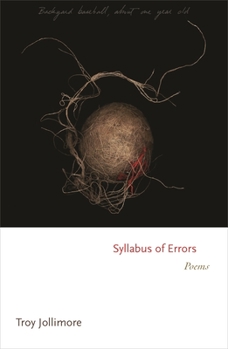 Hardcover Syllabus of Errors: Poems Book