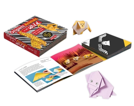 Paperback Origami Animals in the Wild: Paper Block Plus 64-Page Book