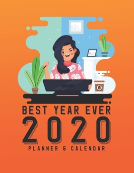 Best Year Ever 2020 Planner & Calendar: Well Organized Easy To Use & Beautiful  Plenty Of Room Daily Weekly Monthly Agenda Organizer **Bonus 2021 2 Years Instead Of Just One Busy Boss Lady