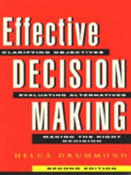 Paperback Effective Decision Making Book