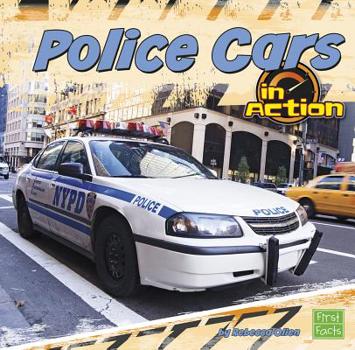 Hardcover Police Cars in Action Book