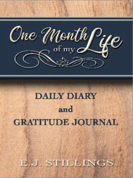 Paperback One Month of My Life: Daily Diary and Gratitude Journal Book