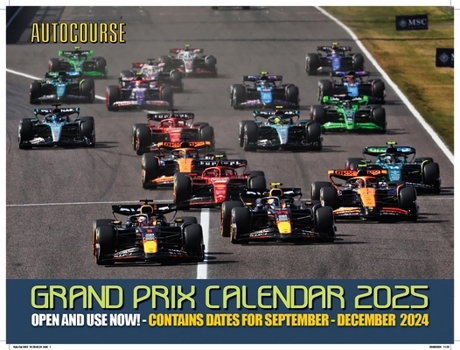 Calendar Autocourse: 2025 Grand Prix Calendar Book