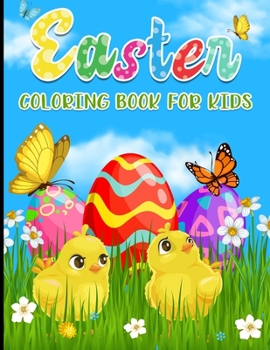 Paperback Easter Coloring Book For Kids Book