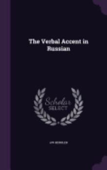Hardcover The Verbal Accent in Russian Book