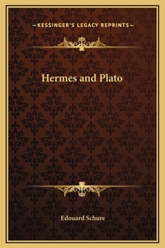 Hardcover Hermes and Plato Book