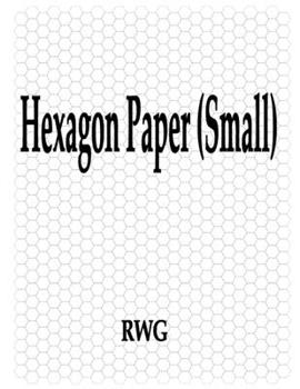 Paperback Hexagon Paper (Small): 150 Pages 8.5" X 11" Book