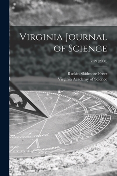 Paperback Virginia Journal of Science; v.59 (2008) Book