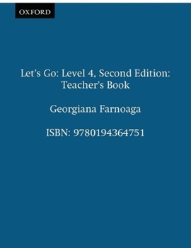 Paperback Let's Go 4: Teacher's Book