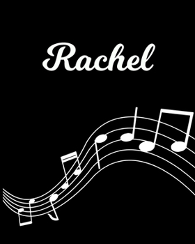 Rachel: Sheet Music Note Manuscript Notebook Paper | Personalized Custom First Name Initial R | Musician Composer Instrument Composition Book | 12 ... Guide | Create Compose & Write Creative Songs