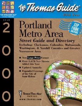 Spiral-bound Portland Metro Area Street Guide and Directory: 2000 Book