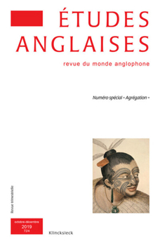 Paperback Etudes Anglaises - N4/2019: Numero Special Agregation [French] Book