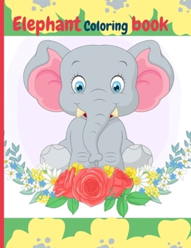 Paperback Elephant coloring book