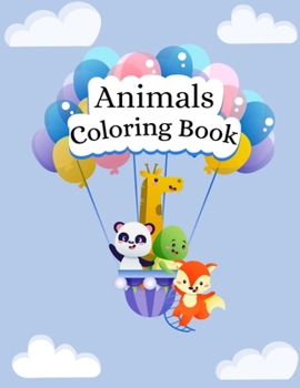 Paperback Animals Coloring Book: Unique Design Adult Coloring Books for Men & Women, Stress Relieving Animal Coloring Book for Adults Relaxation While Book